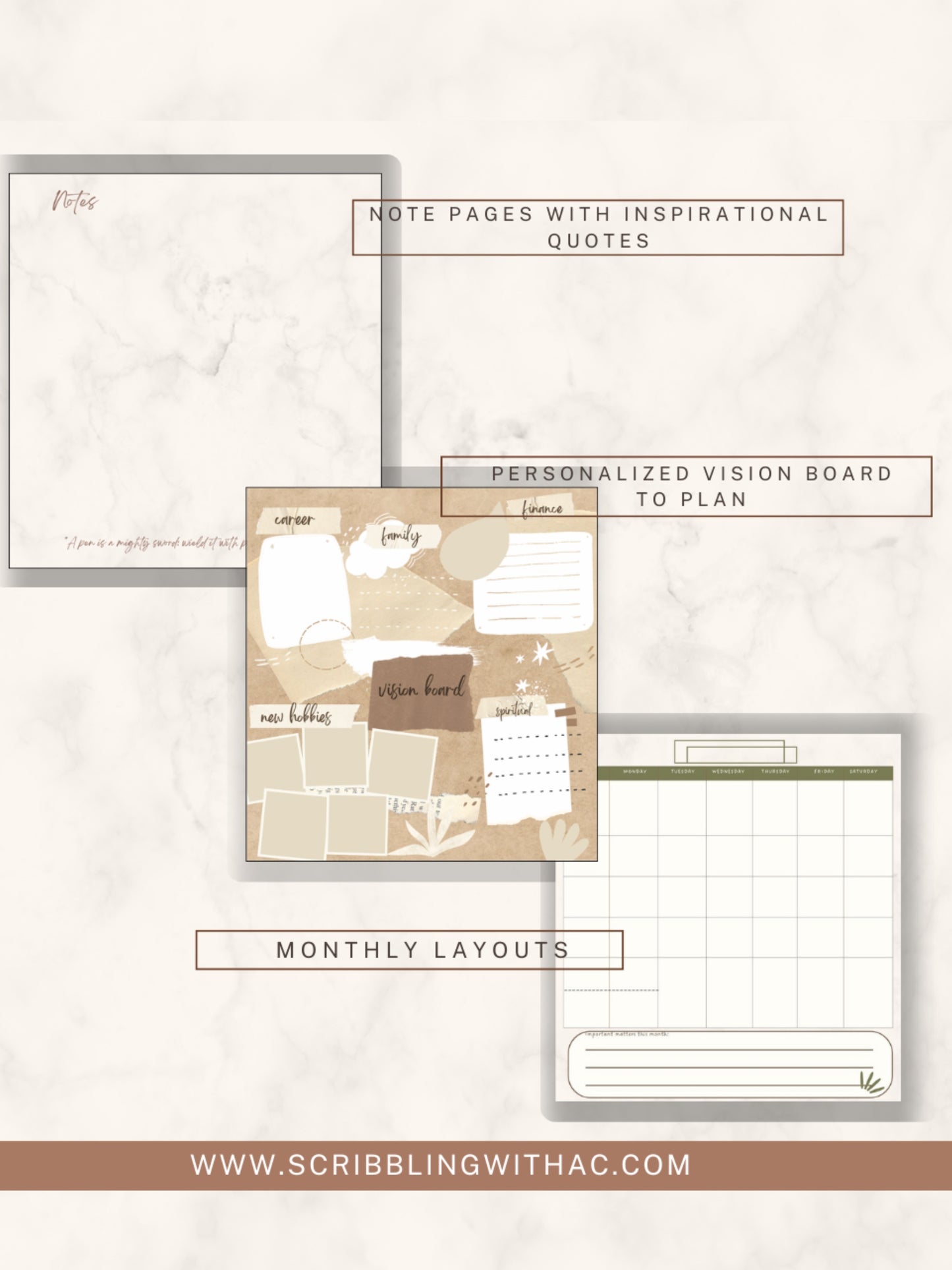 Undated Digital Planner