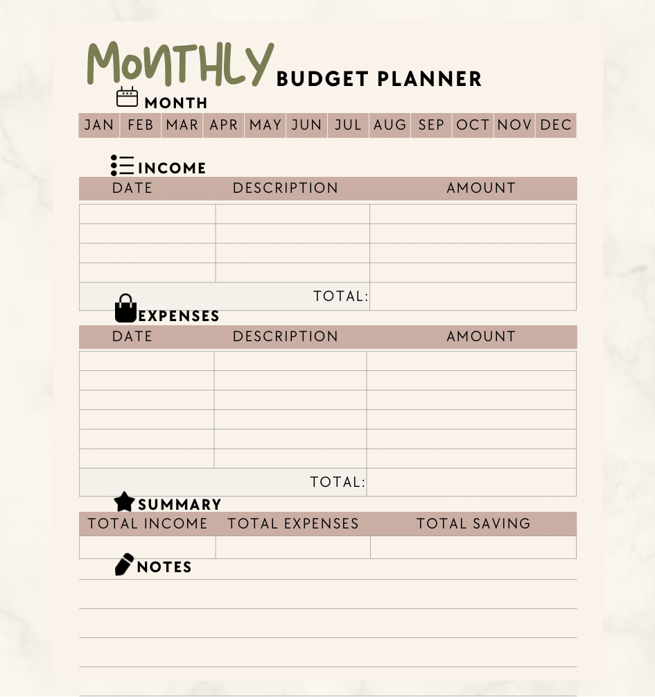 2026 Planner